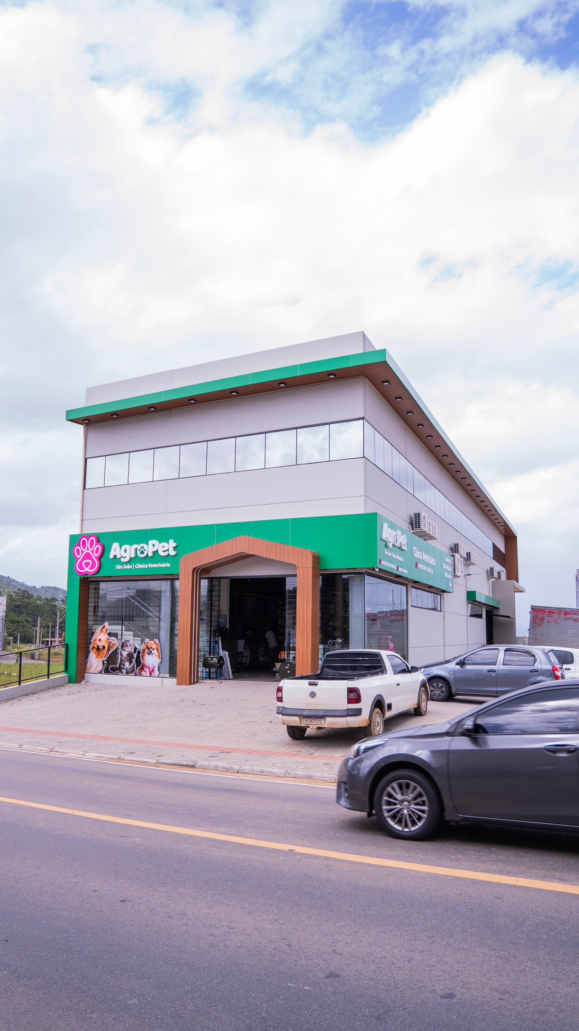 Fachada da Agropet São João em Tubarão